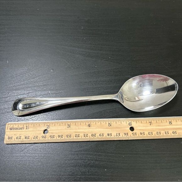 Set Of 4 Oneida Stainless Sand Dune Serving Spoons 8 1/4” - Picture 4 of 5